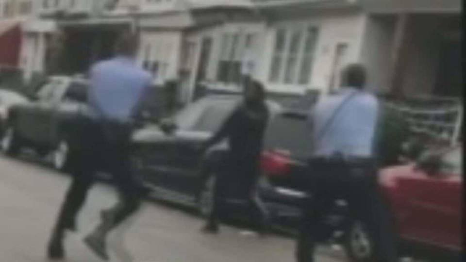 In video captured by a bystander, two Philadelphia Police officers are seen confronting Walter Wallace Jr. outside a home in West Philadelphia, where they shot and killed him.