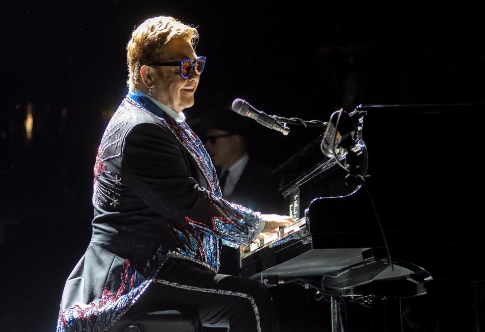 Elton John performs at Vivint Arena in Salt Lake City on Wednesday, Sept. 4, 2019. | Scott G Winterton