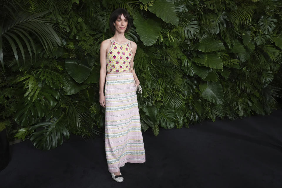 Rebecca Hall arrives at Chanel's 15th Annual Pre-Oscar Awards Dinner on Saturday, March 9, 2024, at the Beverly Hills Hotel in Los Angeles. (Photo by Jordan Strauss/Invision/AP)