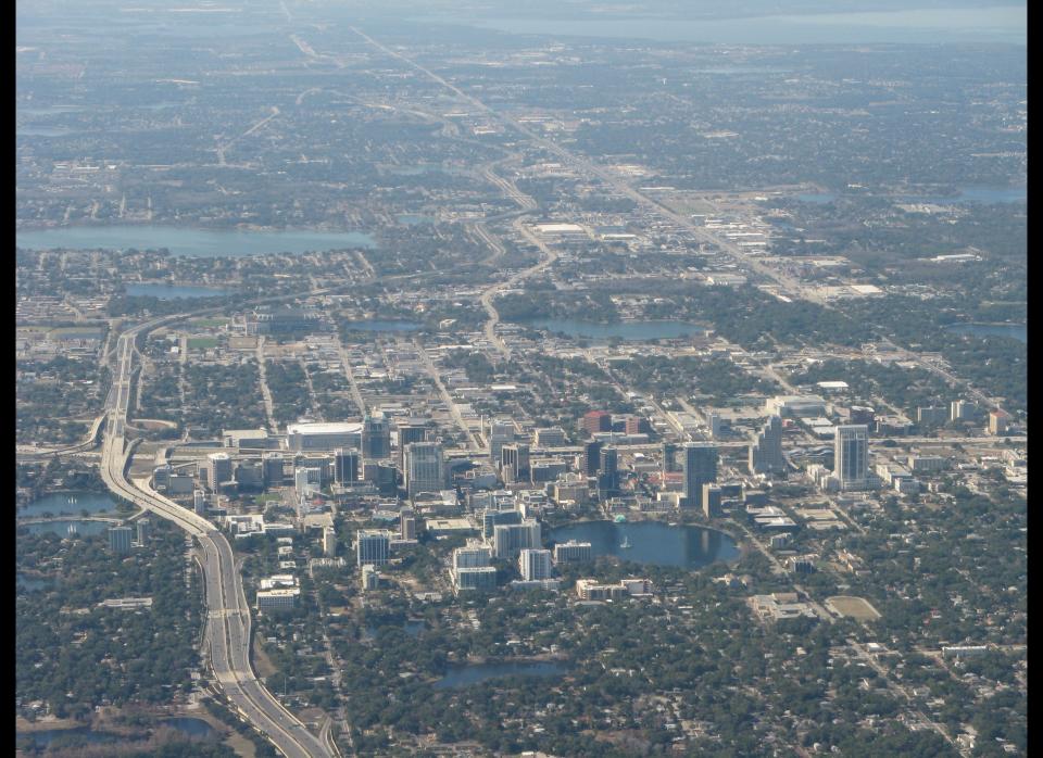 Metro area: Orlando-Kissimmee-Sanford, FL<br>  391 Buddhist adherents per 100,000 persons. <br>  Credit: Wikimedia Commons. Original photo <a href="http://upload.wikimedia.org/wikipedia/commons/6/6b/Orlando_downtown_2011.jpg" target="_hplink">here</a>. 