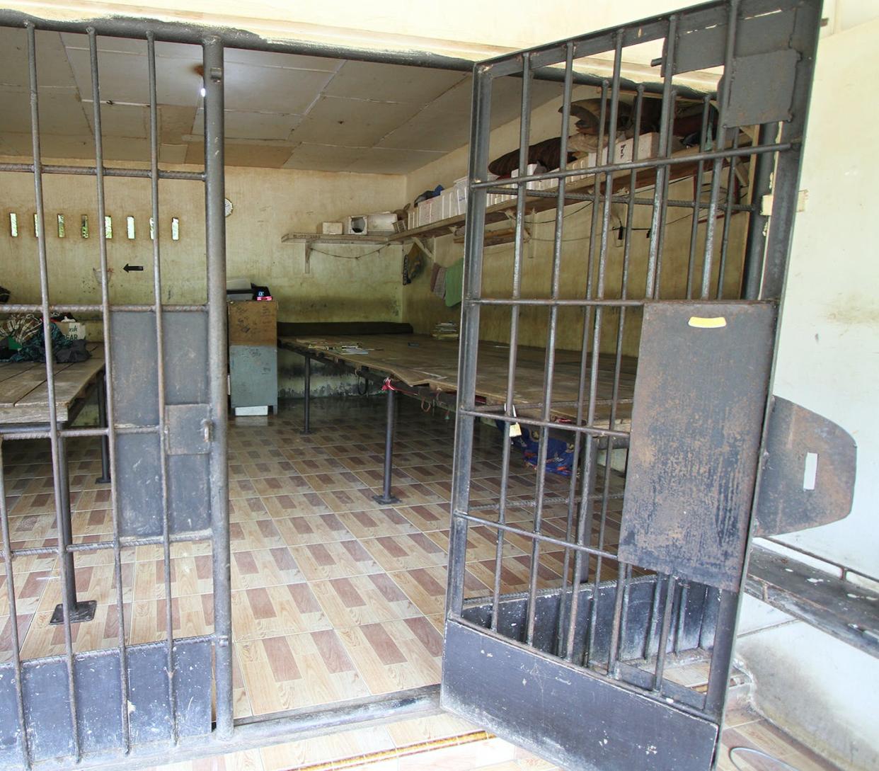 Forced laborers lived in prison cells at one palm oil plantation in Indonesia. <a href="https://www.gettyimages.com/detail/news-photo/private-prison-cell-is-seen-at-house-former-head-of-news-photo/1238075980?adppopup=true" rel="nofollow noopener" target="_blank" data-ylk="slk:Kiki Cahyadi/Anadolu Agency via Getty Images;elm:context_link;itc:0;sec:content-canvas" class="link "> Kiki Cahyadi/Anadolu Agency via Getty Images</a>
