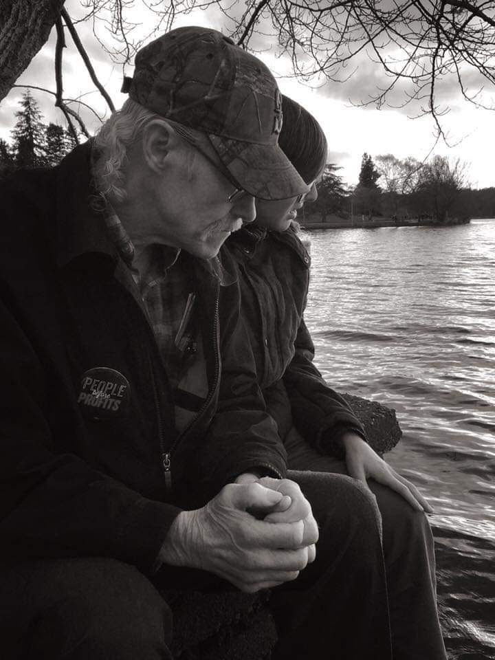 Bob Vermeers sits at Green Lake in Seattle, a favorite spot to visit with his grandsons.