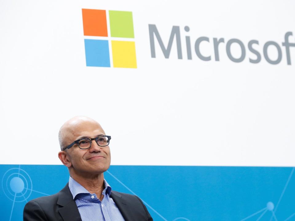 Photo of Microsoft CEO Satya Nadella