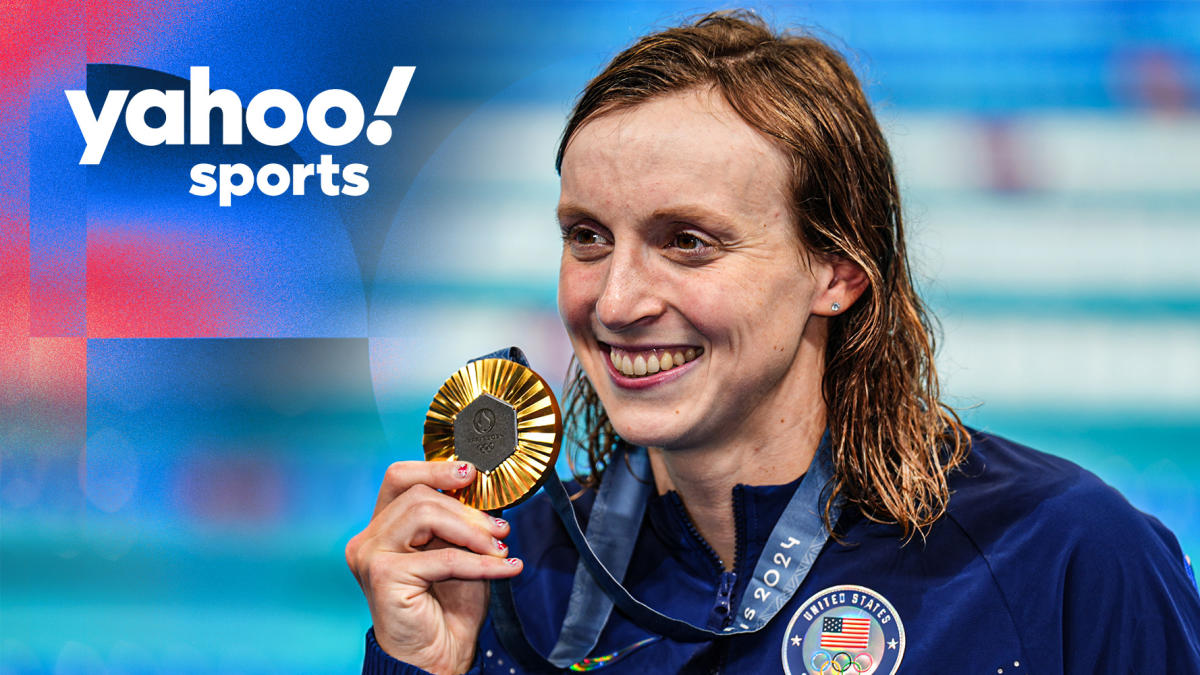 Katie Ledecky nabs record 14th Olympic medal with gold in women’s 800m freestyle