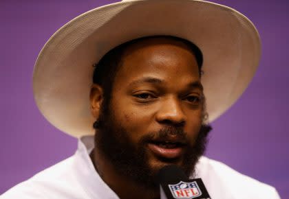 Michael Bennett keeps making the news for non-football reasons (Getty Images)