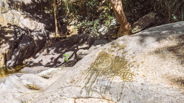 Reef Bay petroglyphs