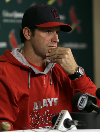 St. Louis Cardinals manager Mike Matheny. (AP Photo/Jeff Roberson)
