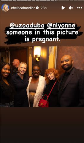 <p>Chelsea Handler/Instagram</p> Chelsea Handler poses with Uzo Aduba and Natasha Lyonne