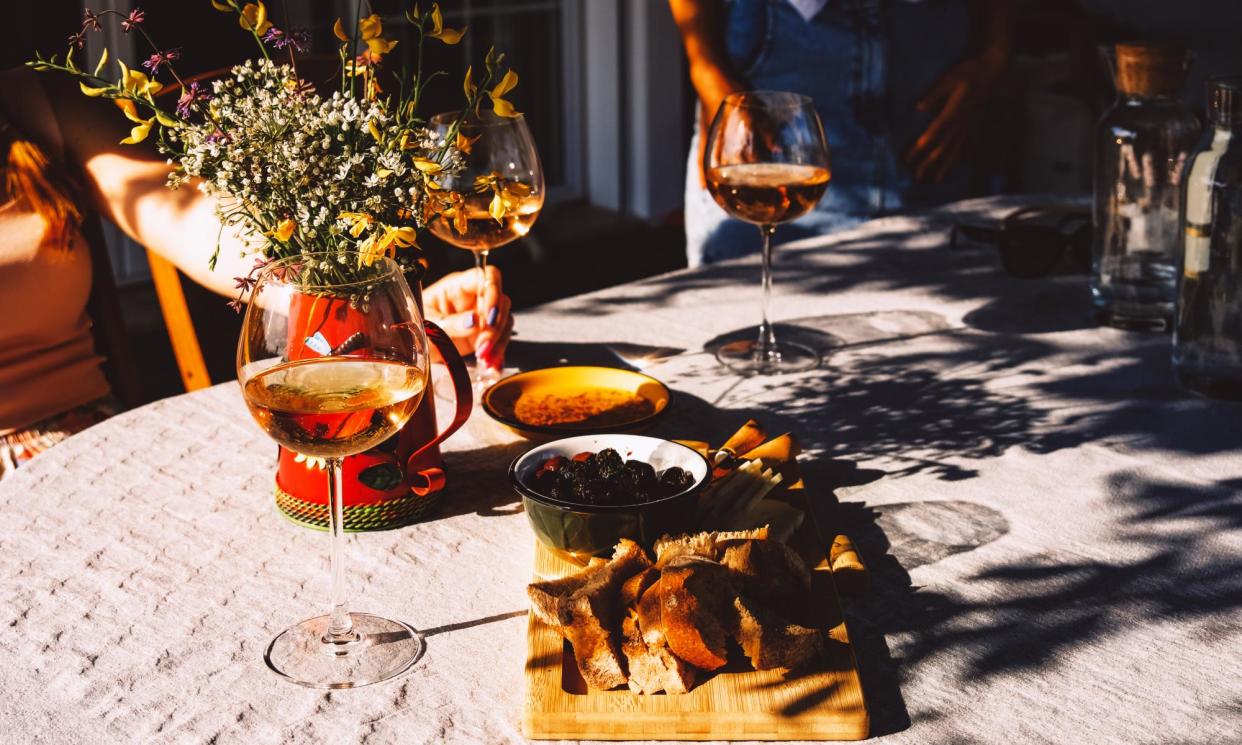 <span>Soak up the flavours: ‘Is there a better way of whiling away a warm summer’s evening than with a glass of sweet muscat?’</span><span>Photograph: Marina Cavusoglu/Getty Images</span>