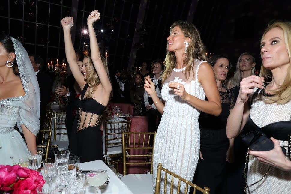 Margot Robbie and Gisele Bündchen attend The 2023 Met Gala Celebrating 