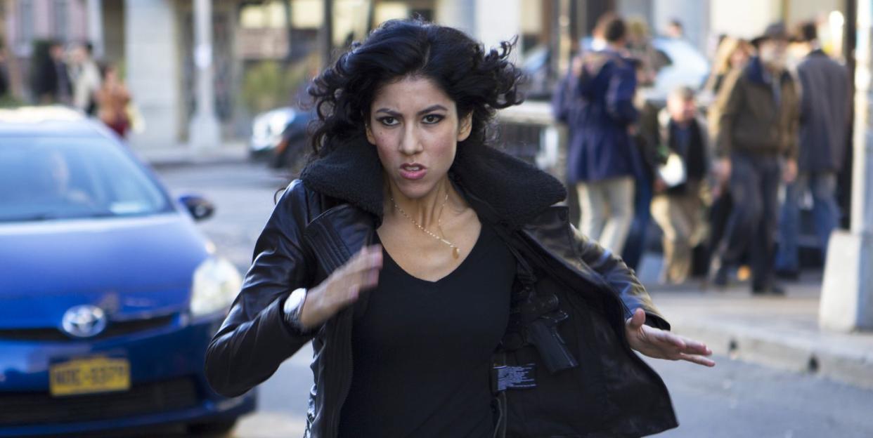 stephanie beatriz as rosa diaz, brooklyn nine nine