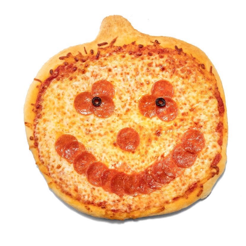 Casey's Halloween Jack-o-lantern Pizza