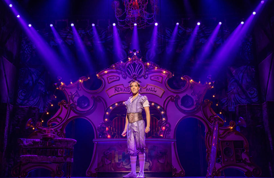 Juliet's BFF May (played by Jesse Dutlow) gives his all in each of his scenes and wows us with his powerful vocals in & Juliet Musical. PHOTO: Daniel Boud/Base Entertainment Asia