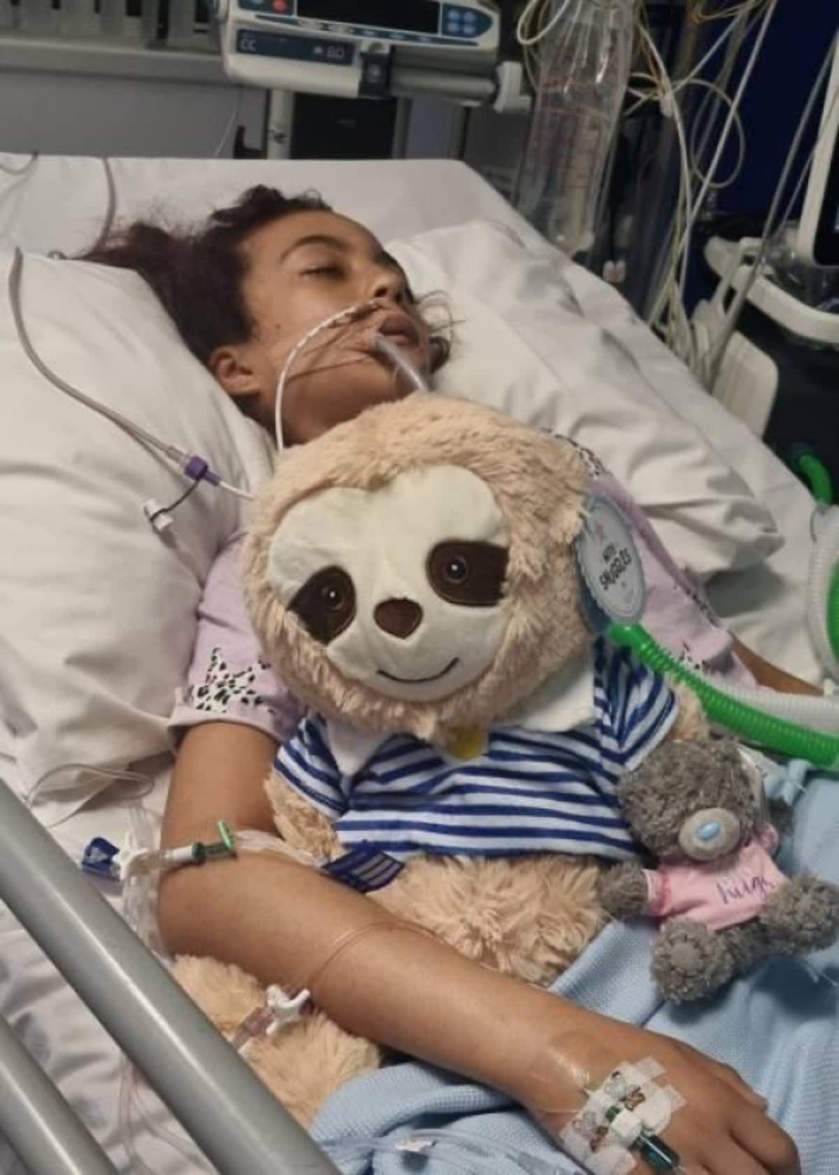 The 12-year-old’s family were worried she wouldn’t pull through (NICHS)