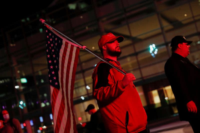 Protest following the 2020 U.S. presidential election, in Detroit