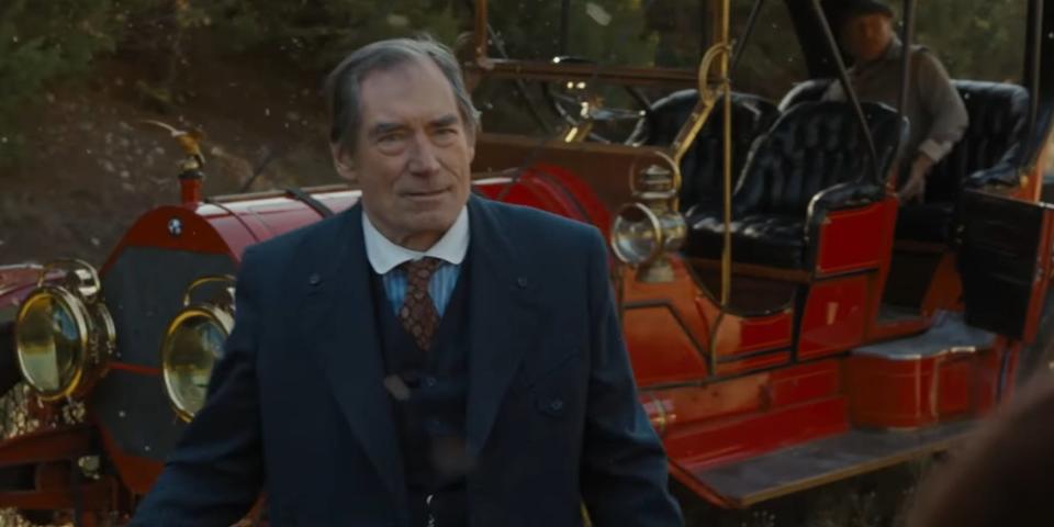 Timothy Dalton as Donald Whitfield in the "1923" trailer.