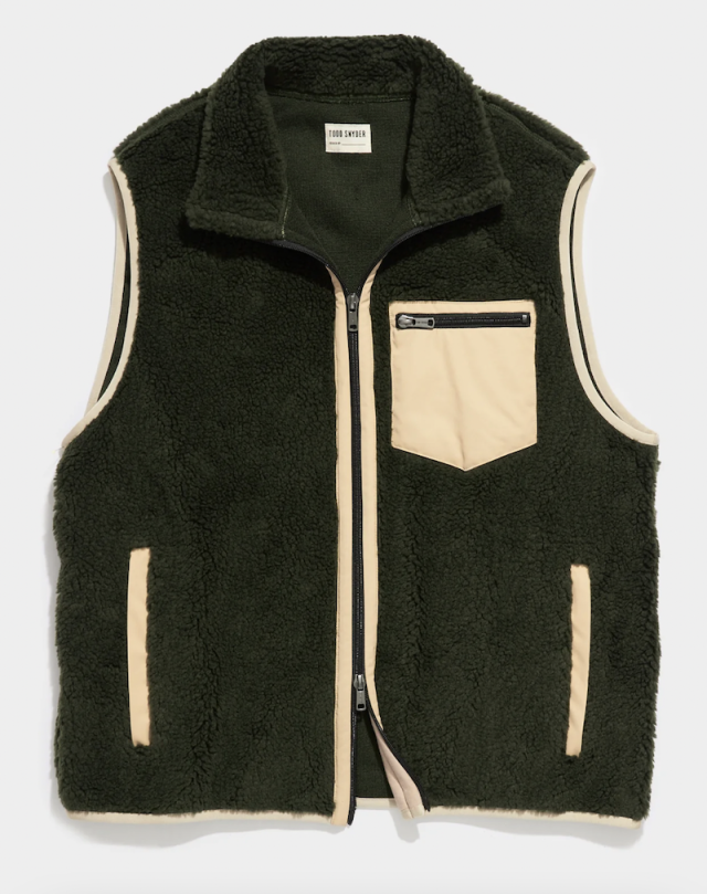 Double RL - Jacquard Pile Fleece Vest in Brown Multi – City Workshop Men's  Supply Co.