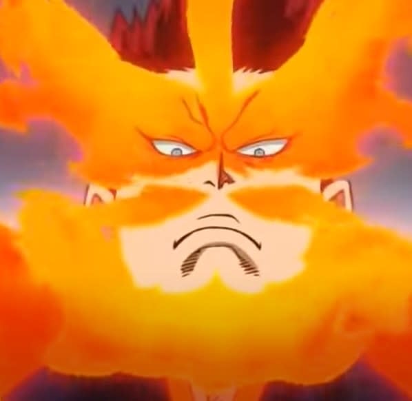 Endeavor looking down unapprovingly