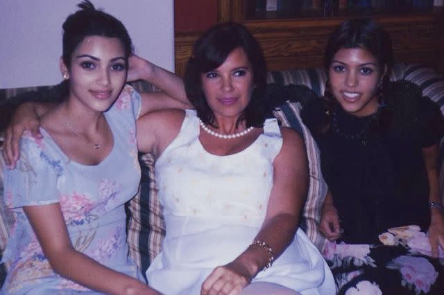 <p>Kim Kardashian/ Instagram</p> Kim Kardashian, Karen Houghton and Kourtney Kardashian