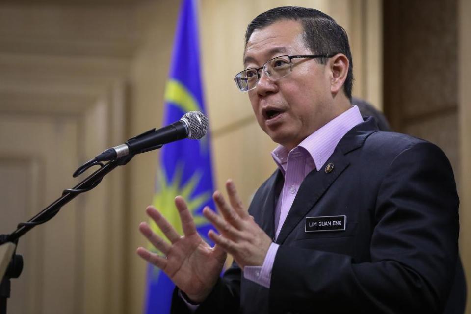 DAP secretary-general Lim Guan Eng said that Shafie’s nomination by Langkawi MP and former prime minister Tun Dr Mahathir Mohamad was ‘historical’. ― Picture by Yusof Mat Isa