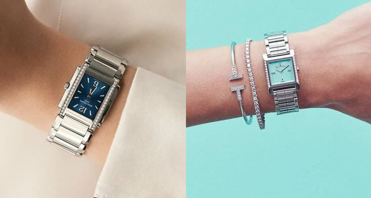 夏天即將來臨，期待風光明媚的藍天白雲，最適合戴上清新、活力的「藍色系腕錶」出門， Source：Razny、Tiffany & Co.