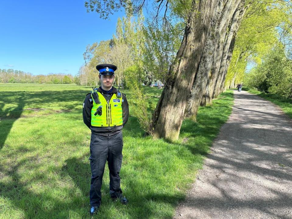 Swindon Advertiser: Police at Mannington Recreation Ground