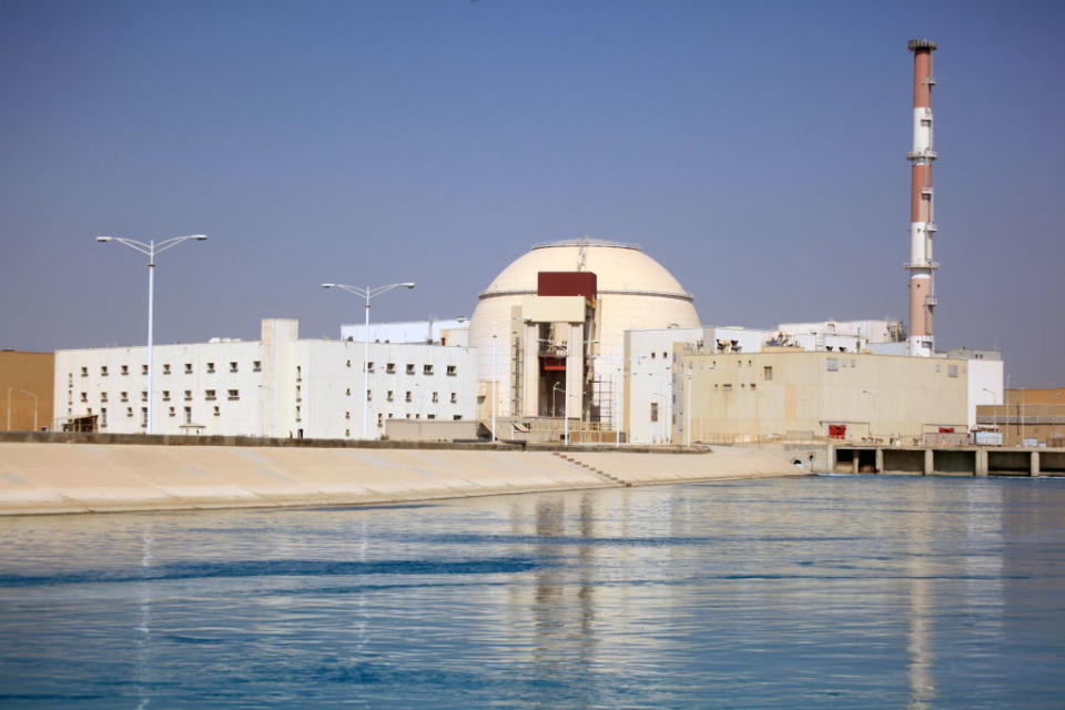 A view of the Bushehr Nuclear Power Plant in Iran. Source: Getty