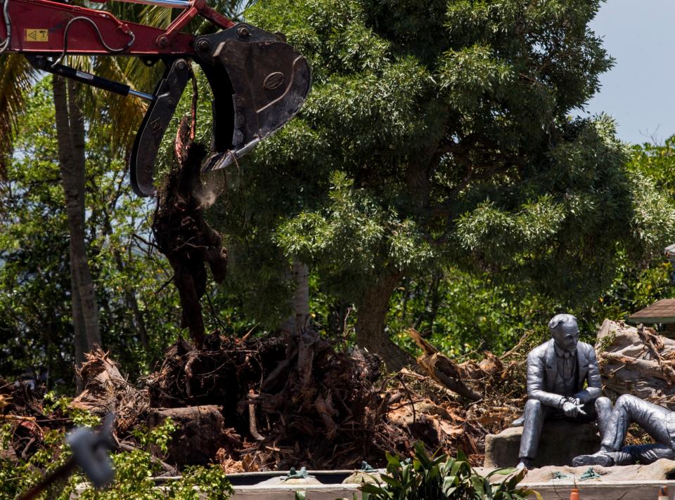 In the Know: The ongoing $3.4 million Centennial Park renovation has included the removal of large trees that surrounded the Uncommon Friends fountain to the lament of many including James Beever, retired principal planner for the Southwest Florida Regional Planning Council: "I think this is part of the ongoing ruining of downtown Fort Myers in the conversion from a unique place to a copy of an east coast of Florida metroplex."