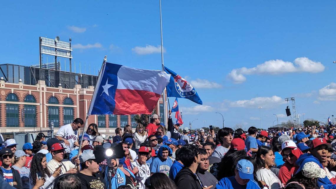 Two arrested in fight where shots were fired after Rangers parade; no