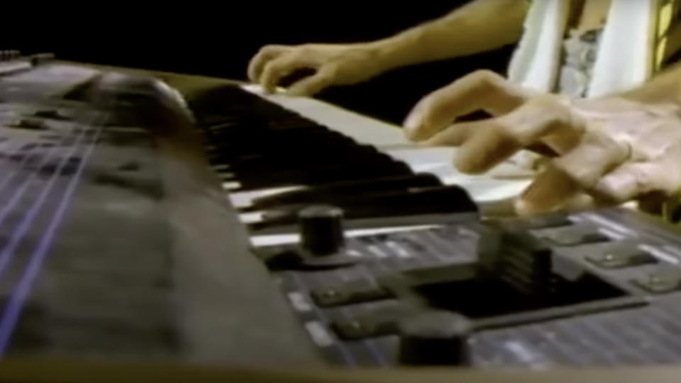 Van Halen Jump Video keyboard solo close-up