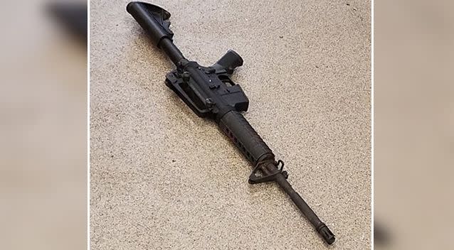 This is the rifle allegedly used by the gunman. Source: Twitter / Metro Nashville PD