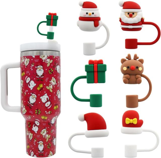 has the cutest holiday accessories for Stanley tumblers