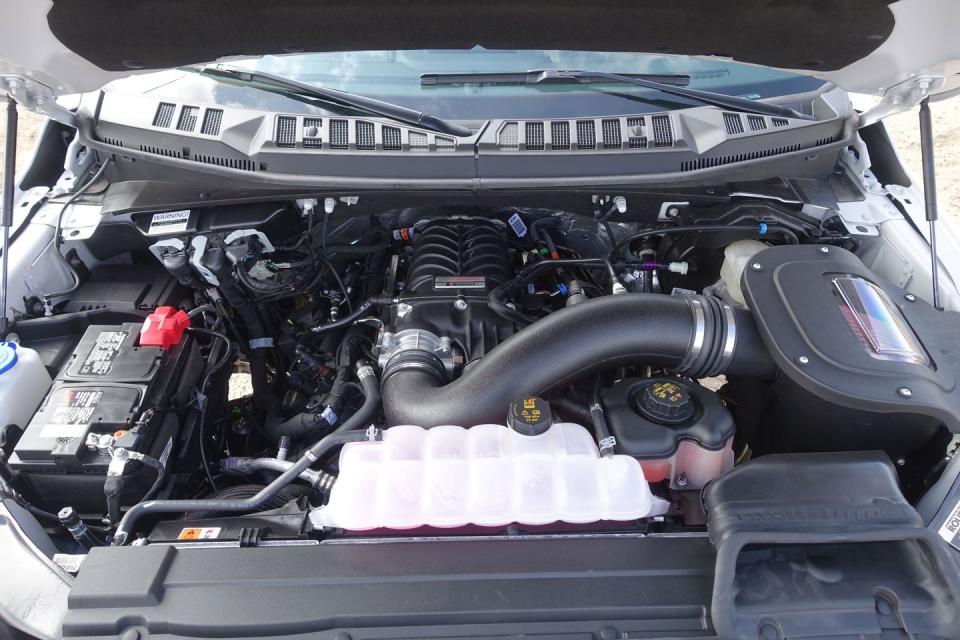 A 650-Hp Supercharged V-8