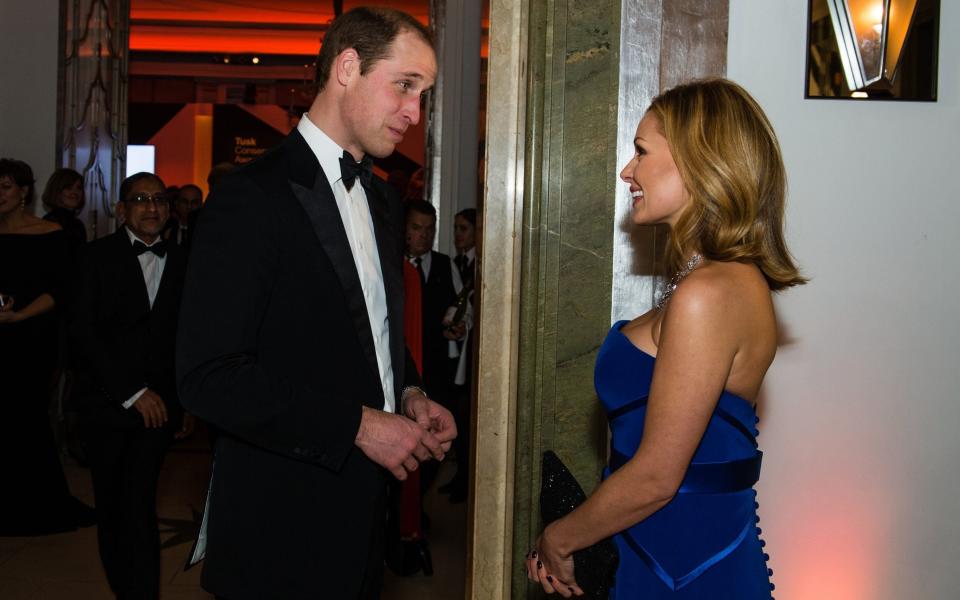 Katherine Jenkins meeting the Prince of Wales in 2015 - Getty