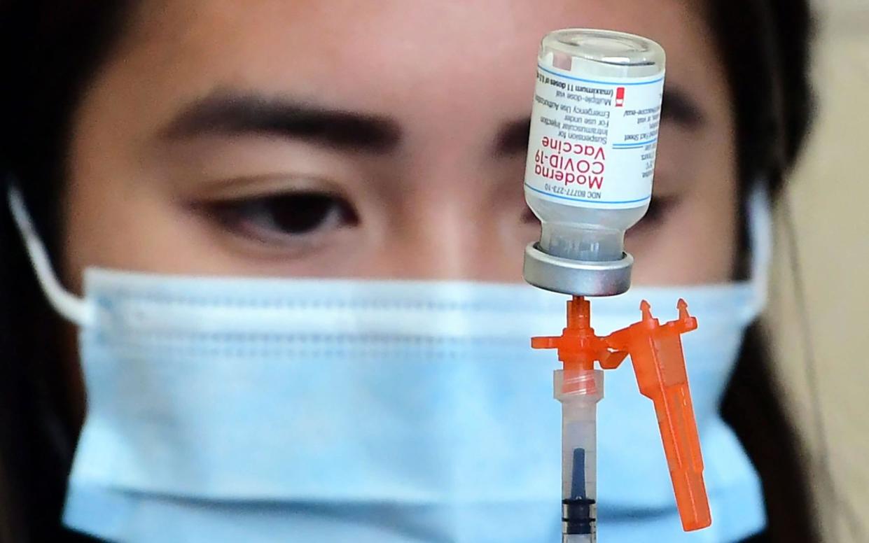 The vaccine includes protection against both the original Wuhan strain and the Omicron variant - AFP
