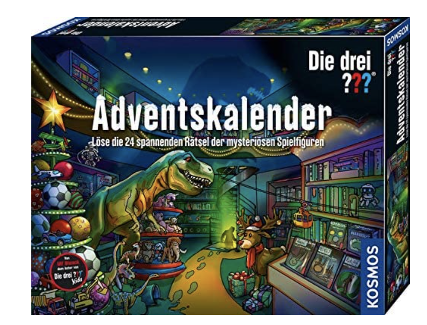 „Die drei ??? Adventskalender“: Hinter jedem Türchen versteckt sich ein cooles Detektiv-Gimmick. (Bild: Amazon)