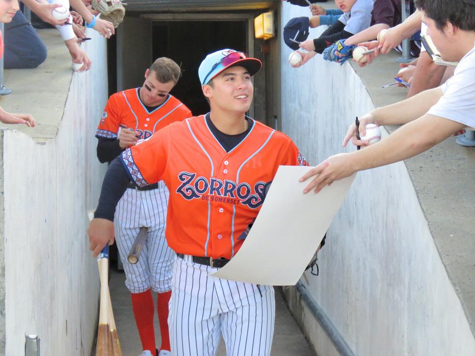 Somerset Patriots shortstop Anthony Volpe is hitting .302 in June, raising his average to .224 on the season with a team-high 22 stolen bases.