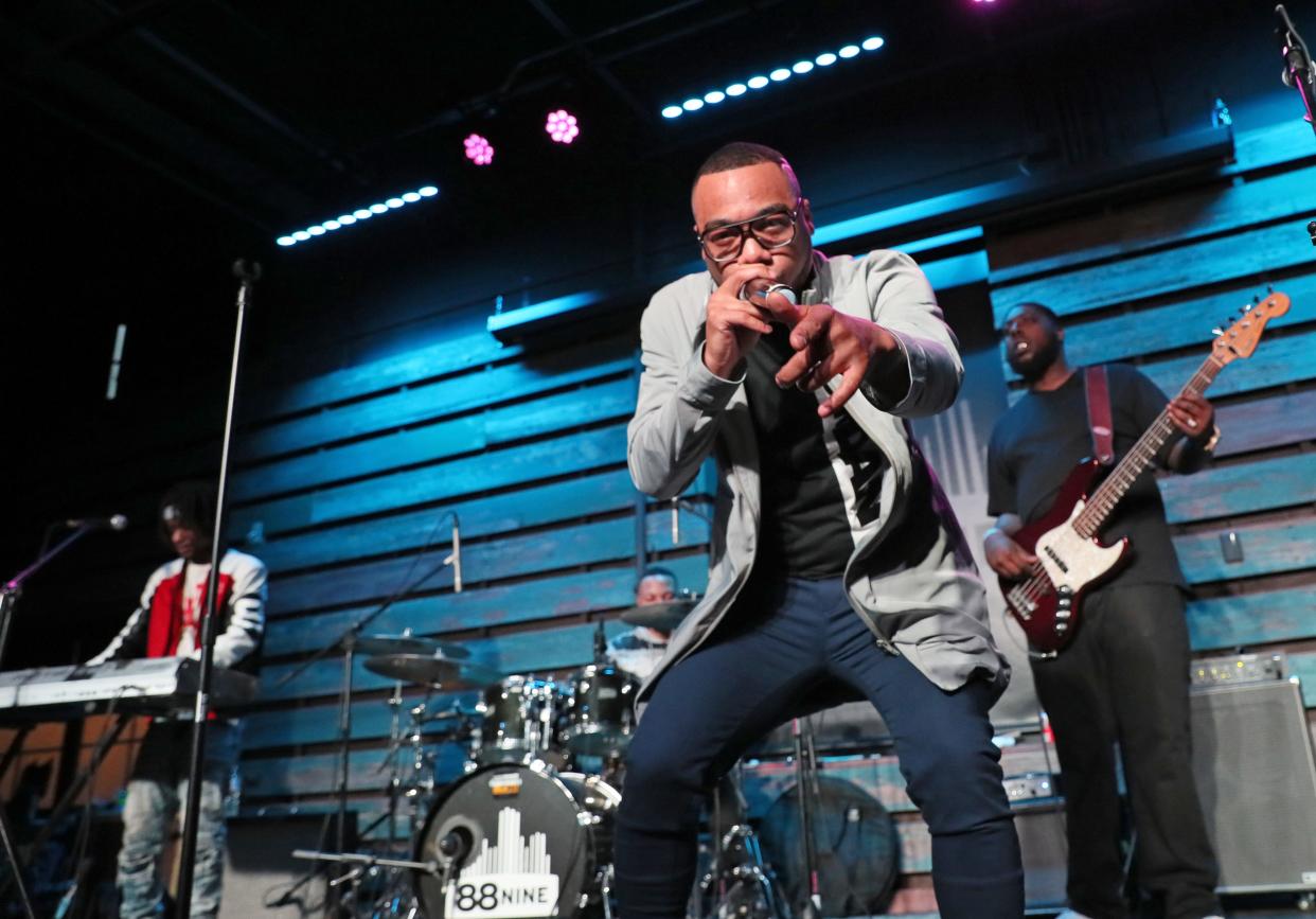 Vincent Van Great performs at the Milwaukee Journal Sentinel's Wisconsin Bands to Watch 2019 concert Friday, May 3, at the Radio Milwaukee Studios.