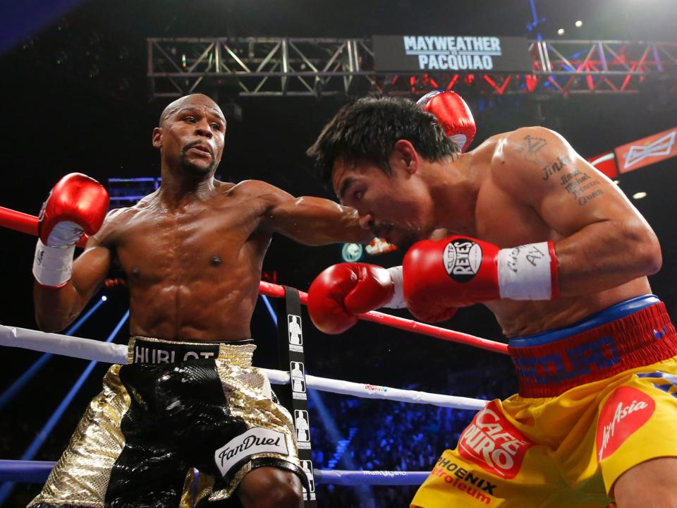 Floyd Mayweather and Manny Pacquiao