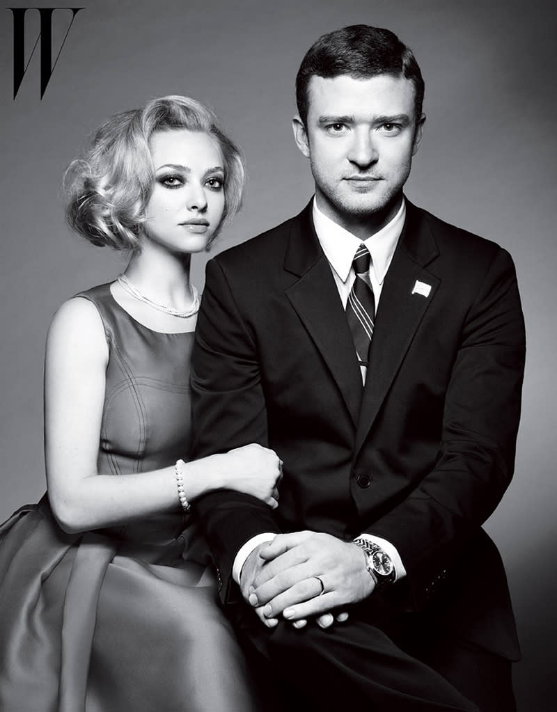 Seyfried Timberlake W Mag