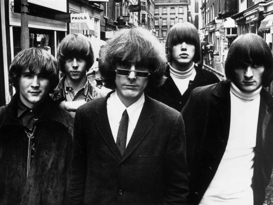 So you want to be a rock’n’roll star? Crosby, left, with The Byrds in London, 1965 (Getty)