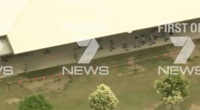 Multiple schools evacuated in Queensland. Source: 7 News.