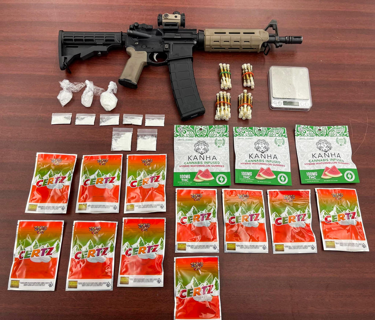 Evidence seized by the Livingston Parish Sheriff's Office following the arrest Steven McCarthy and public official Bridgette Hull. (Livingston Parish Sheriff's Office)