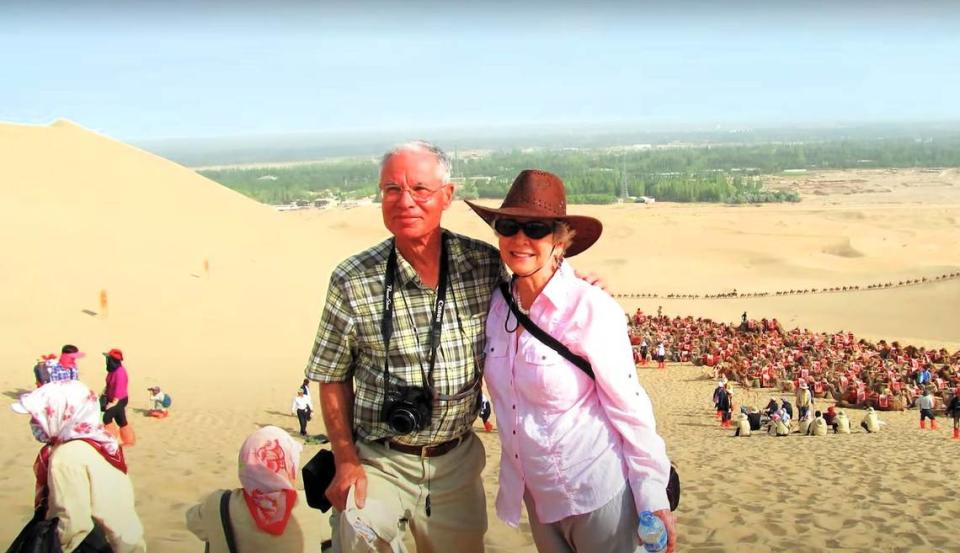 Over the last 50 years, Doug and Nelda Lay have covered the entire route of the Great Silk Road, from China to the Mediterranean Sea, buying carpets and rugs and soaking in the food, cultures and people of the lands they traveled.