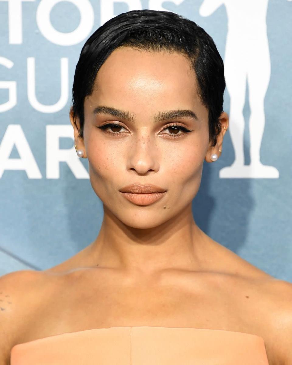 <p>The Audrey Hepburn-esque super short crop of our dreams, we love every 'do Zoe Kravitz rocks, but this one is at the top of our 'take to hairdresser' inspo list.</p>