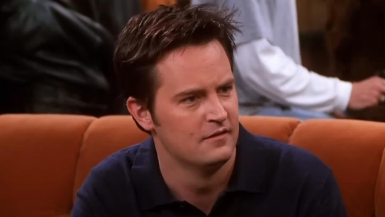  Matthew Perry as Chandler on Friends. 