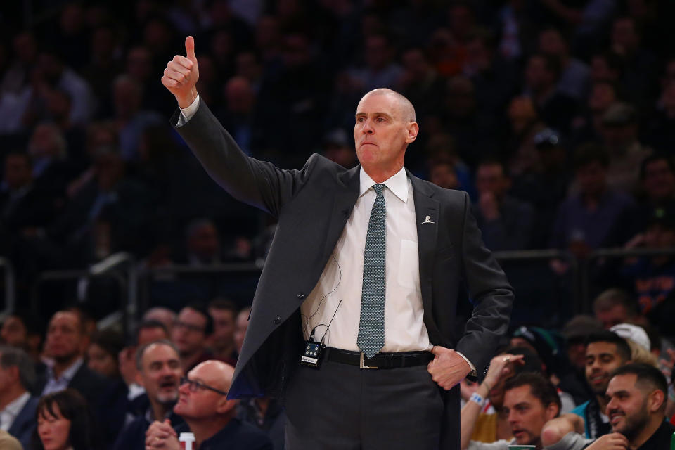 Dallas Mavericks coach Rick Carlisle is the only coach to roundly endorse the NBA coach's challenge. (Mike Stobe/Getty Images)