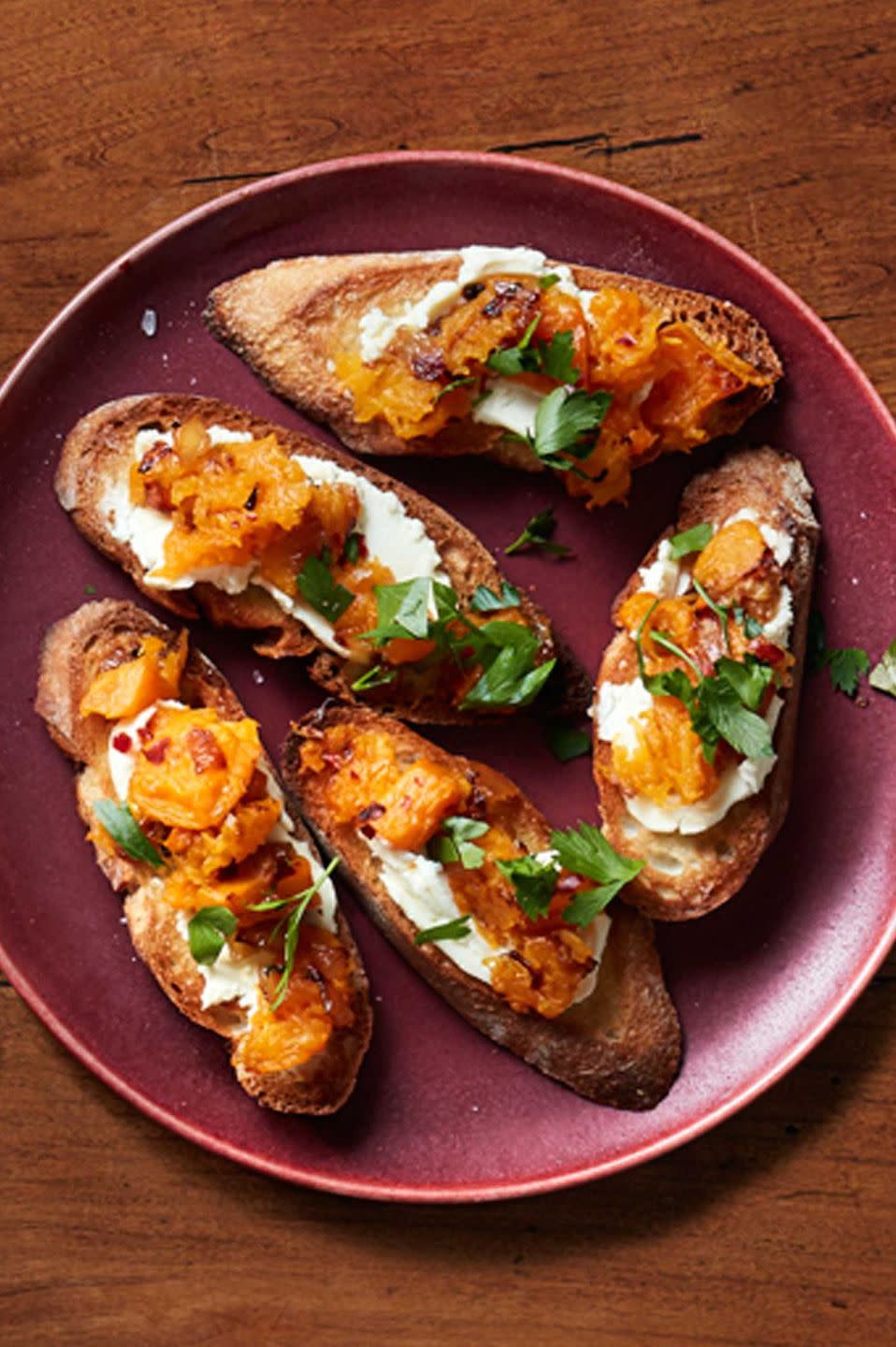 Squash Toasts