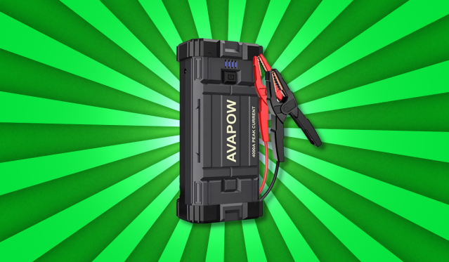 AVAPOW Car Jump Starter, 4000A Peak 27800Mah Battery Jump Starter