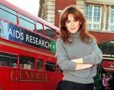 Former Brookside star Anna Friel launches a new bus poster in support of Aids research at The Transport Museum in central London this morning (Tuesday).The campaign, funded by the transport advertising company TDI (Transport Displays Incorporated), aims to remind everyone about the dangers of HIV, the virus believed to cause Aids, and to call for more research funding. The poster, which reads 'Aids research = Life', features the eye-catching bright colours of a painting by British artist Howard Hodgkin, who has donated the use of his artwork. It will be shown on 1,000 buses across the UK over the next three months. See PA story HEALTH Anna/By Neil Munns/PA.